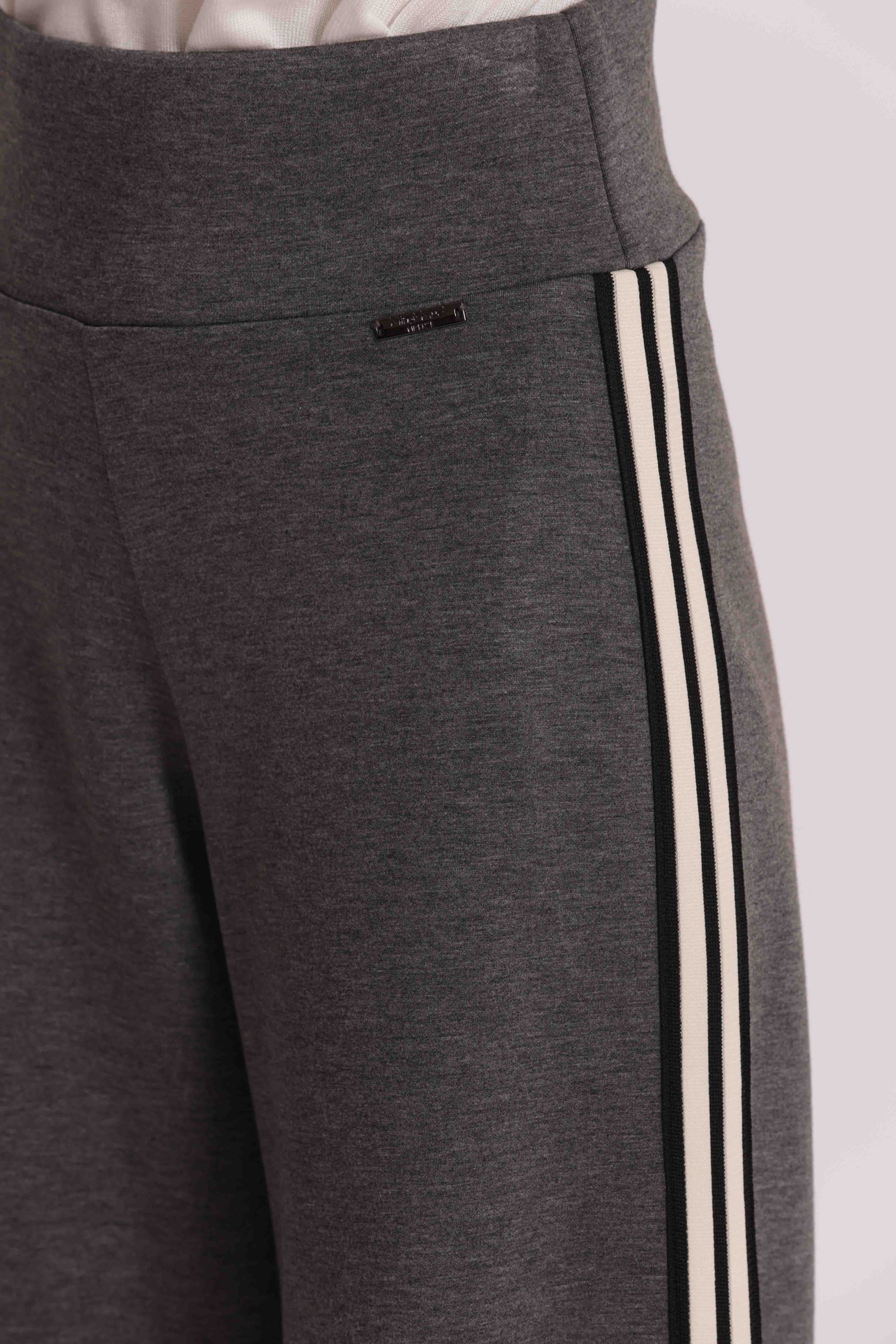 PANTALONE PALAZZO CON PASSAMANERIA