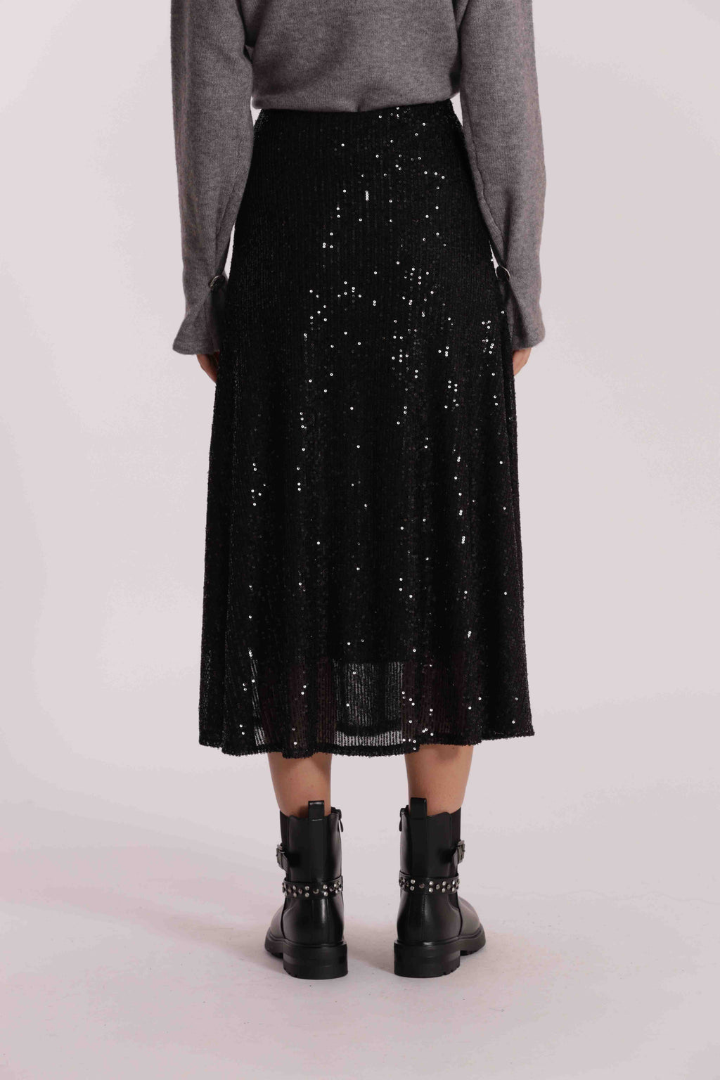 GONNA LONGUETTE IN PAILLETTES