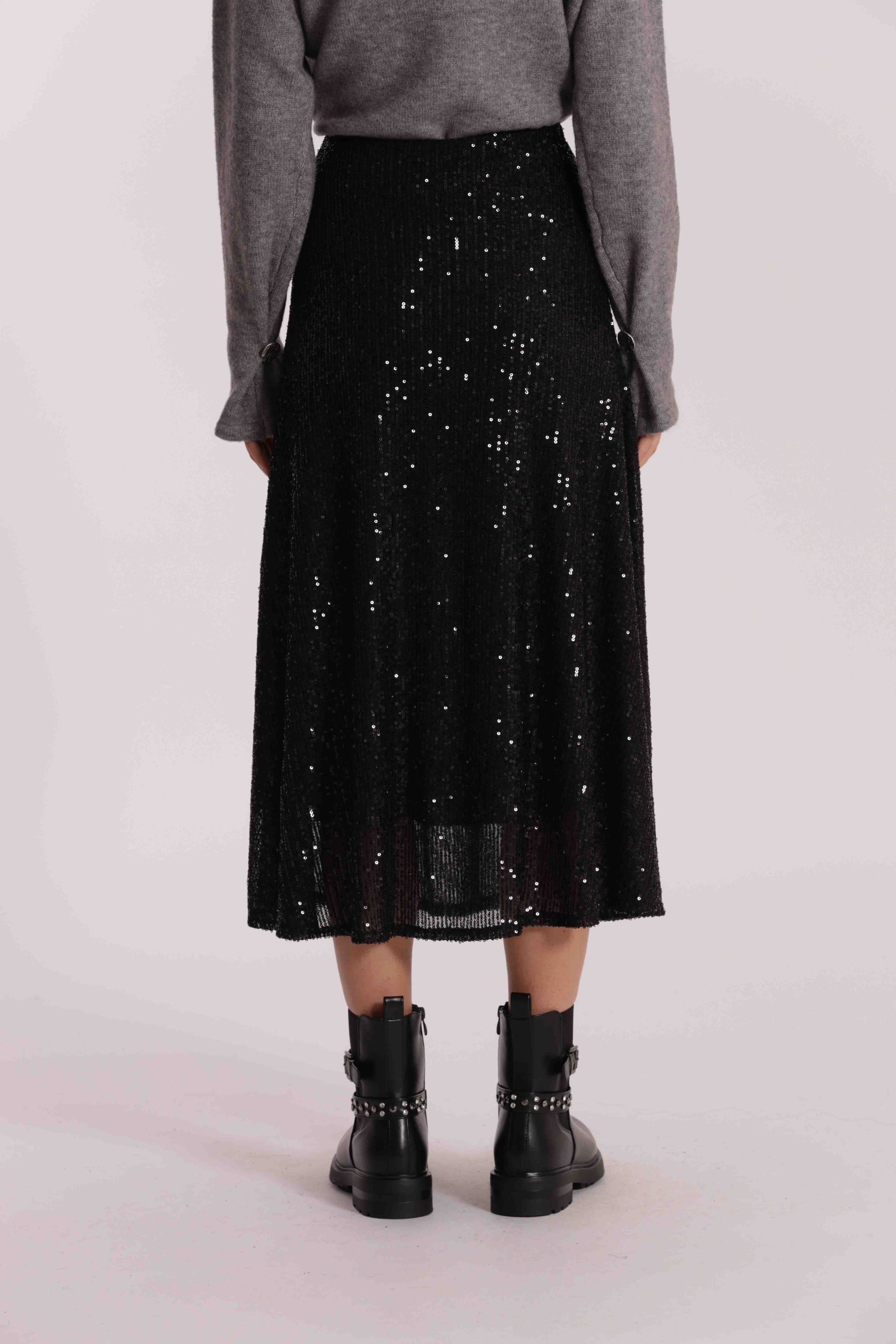 GONNA LONGUETTE IN PAILLETTES