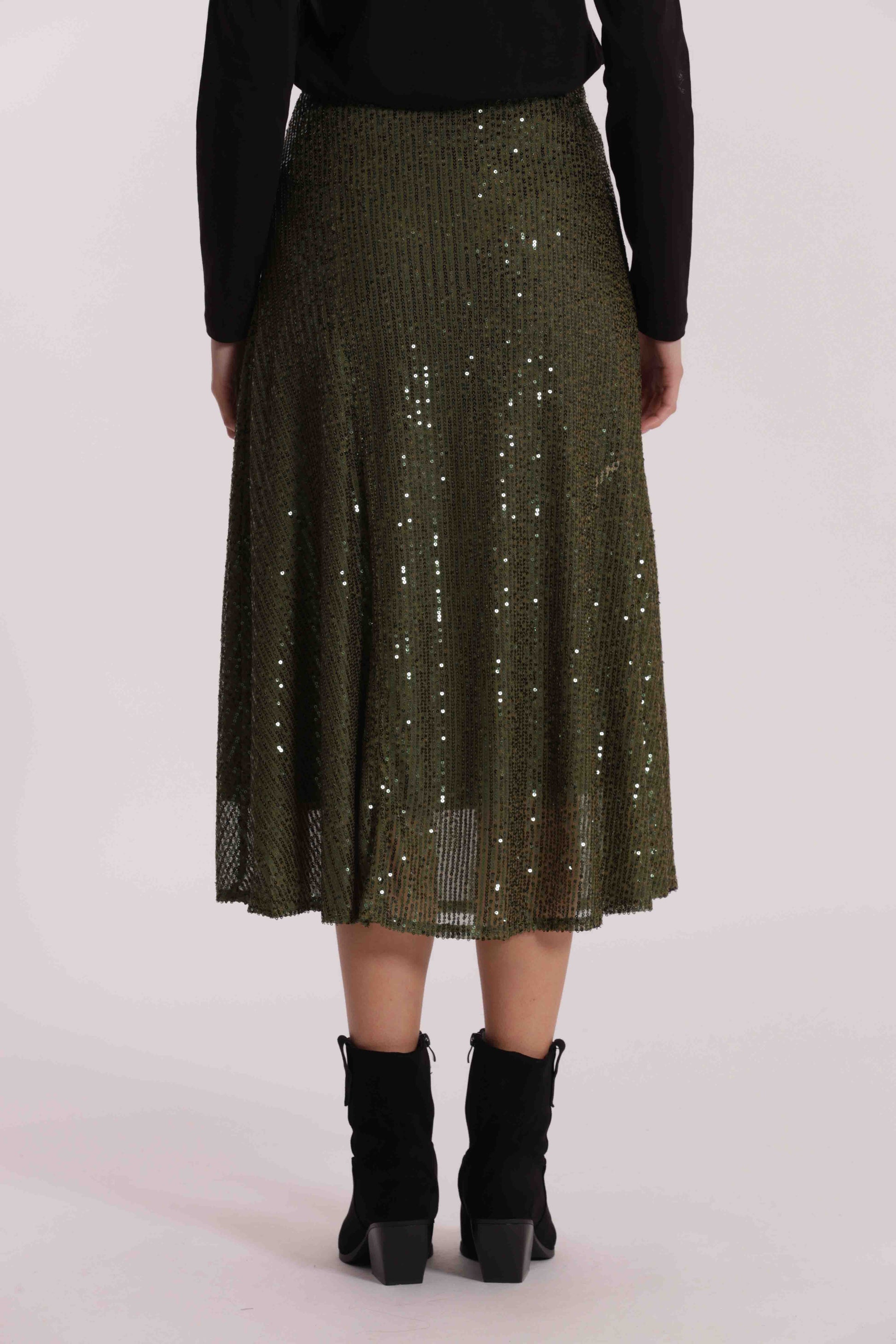 GONNA LONGUETTE IN PAILLETTES