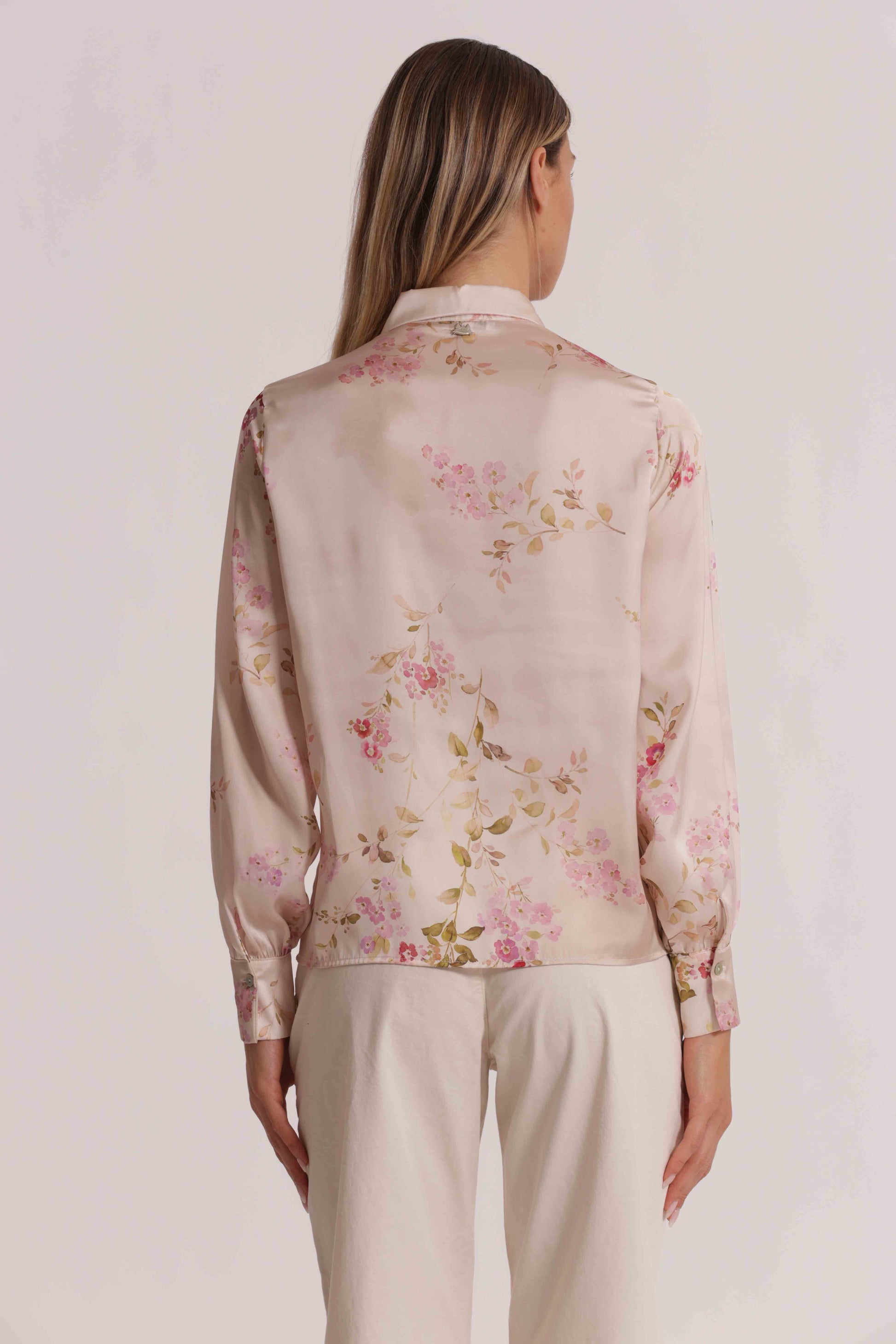 CAMICIA RASO DOLCE FIORE