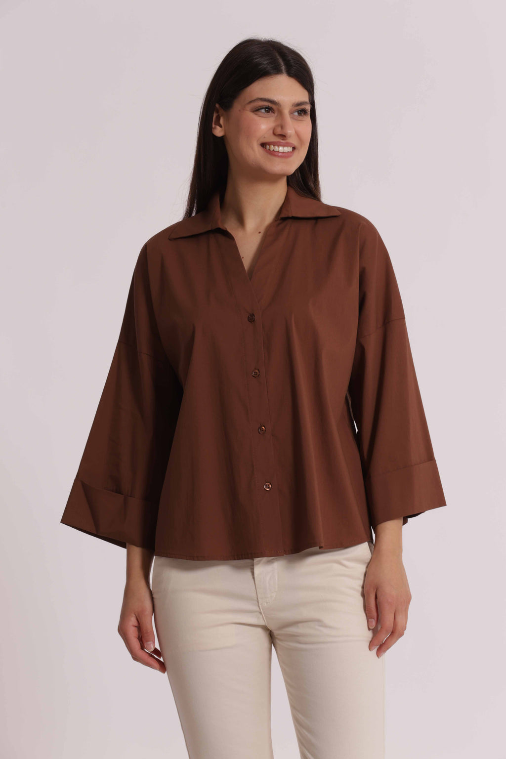 CAMICIA MANICHE AMPIE
