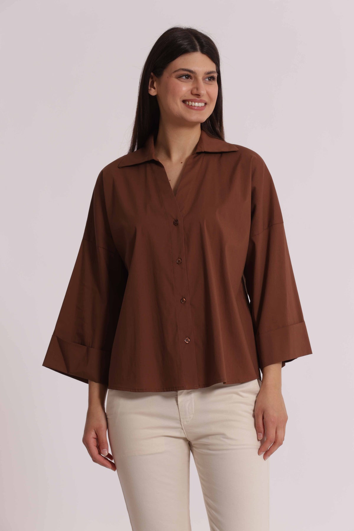 CAMICIA MANICHE AMPIE