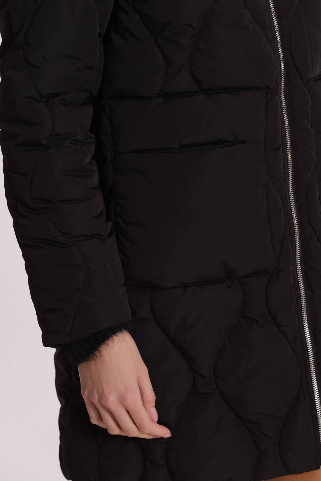 PIUMINO MIDI CON TRAMA ROMBI
