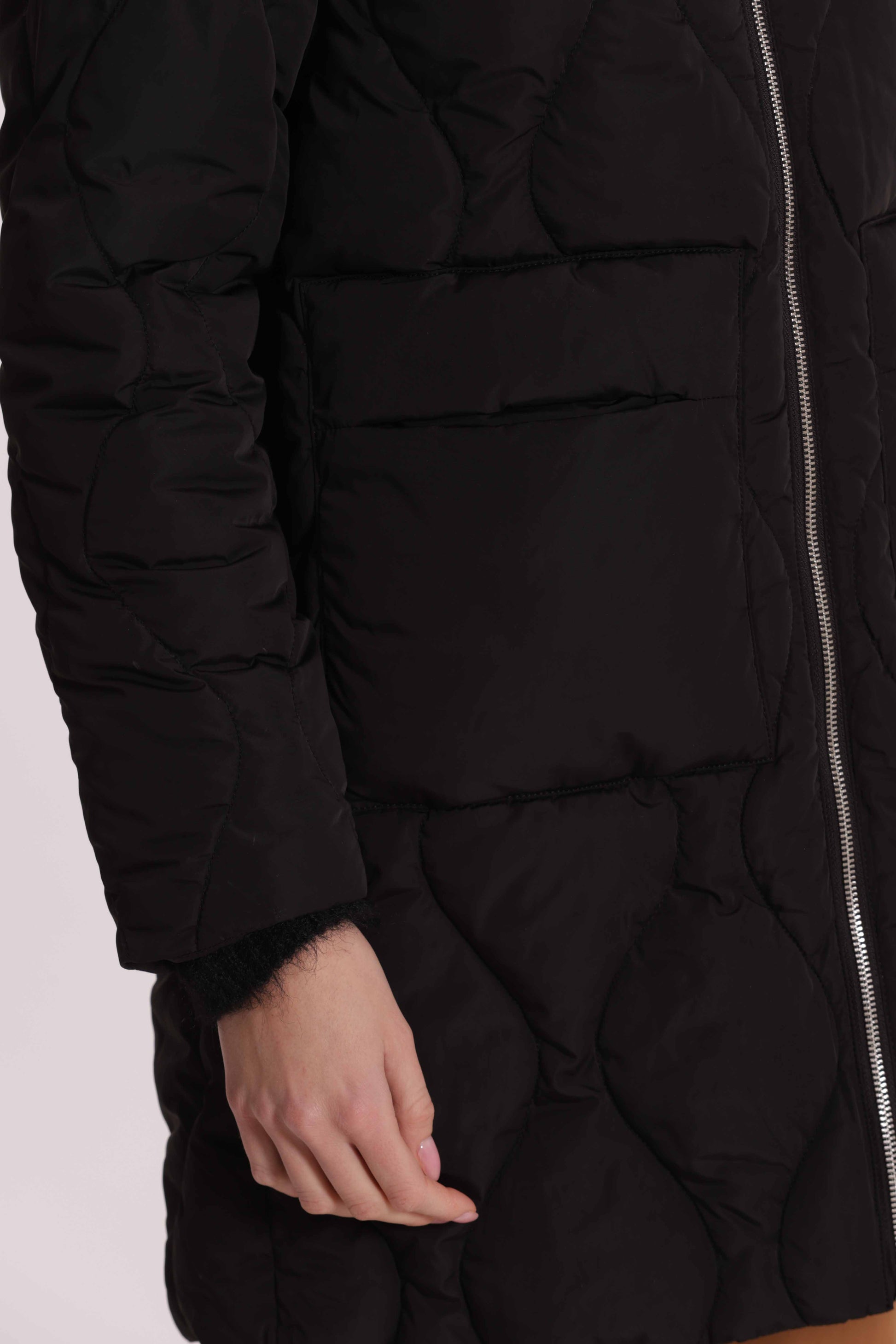 PIUMINO MIDI CON TRAMA ROMBI