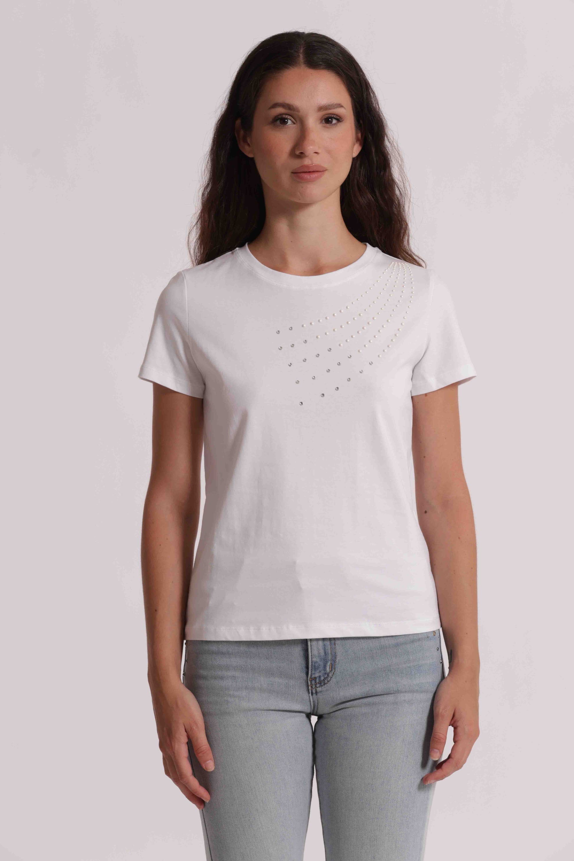 T-SHIRT CON BORCHIETTE
