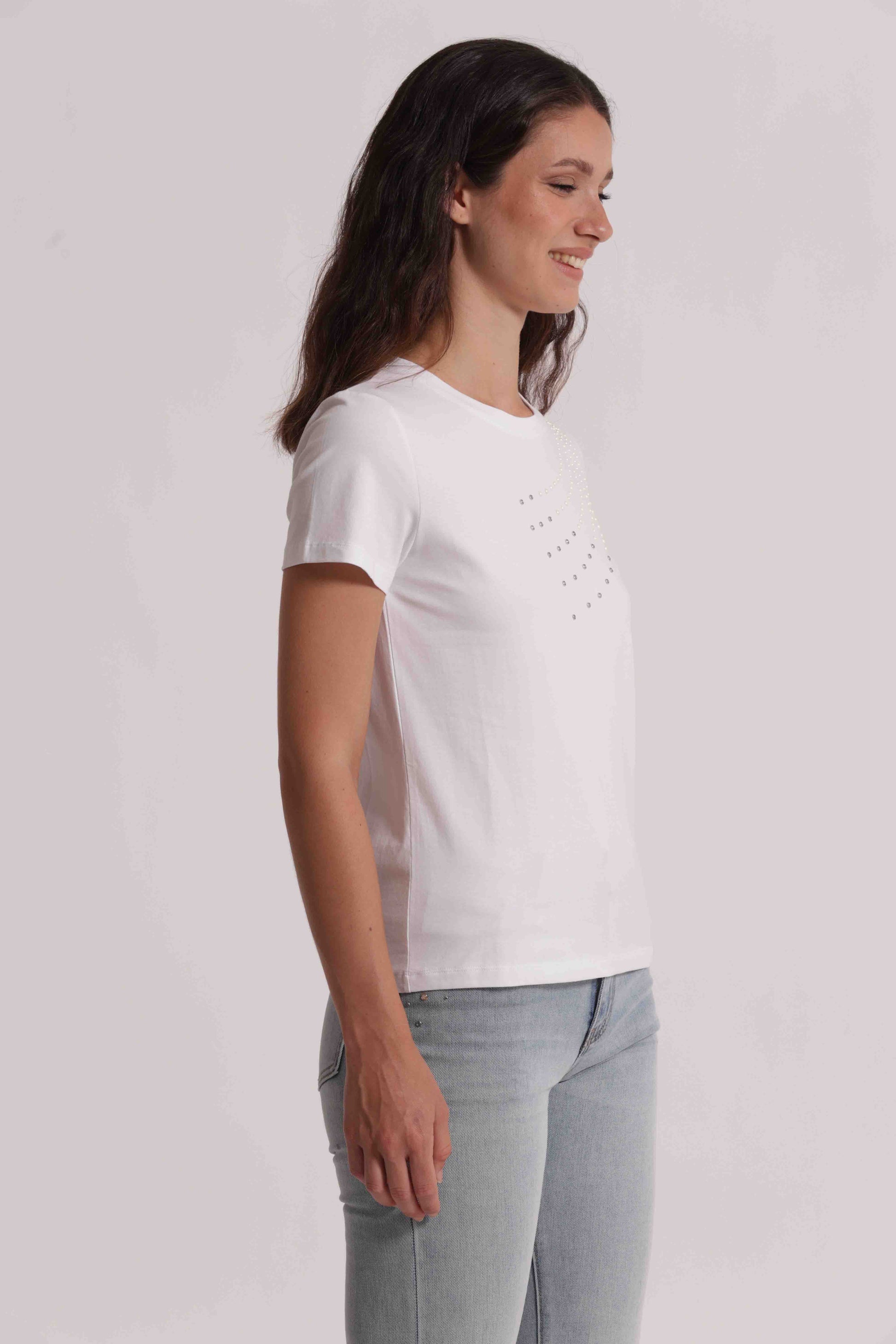 T-SHIRT CON BORCHIETTE