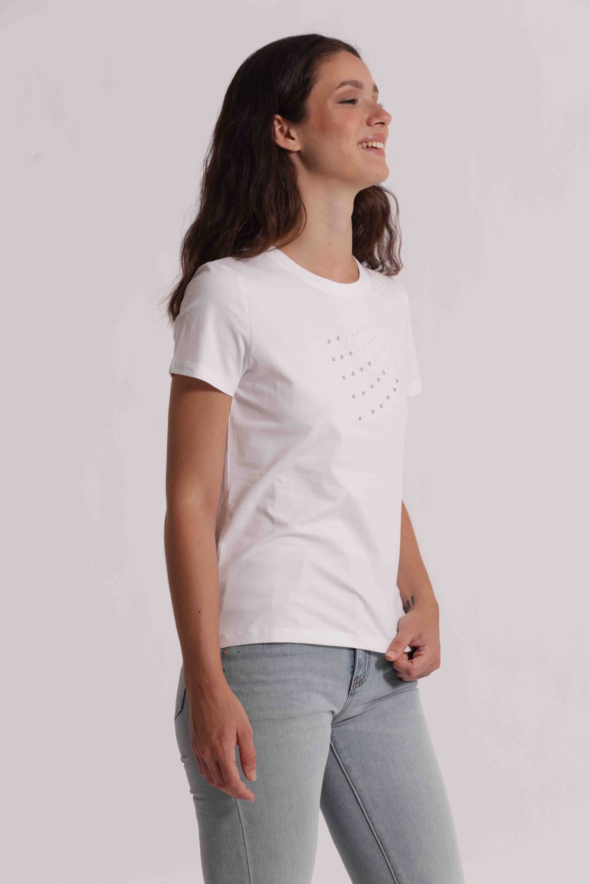 T-SHIRT CON BORCHIETTE