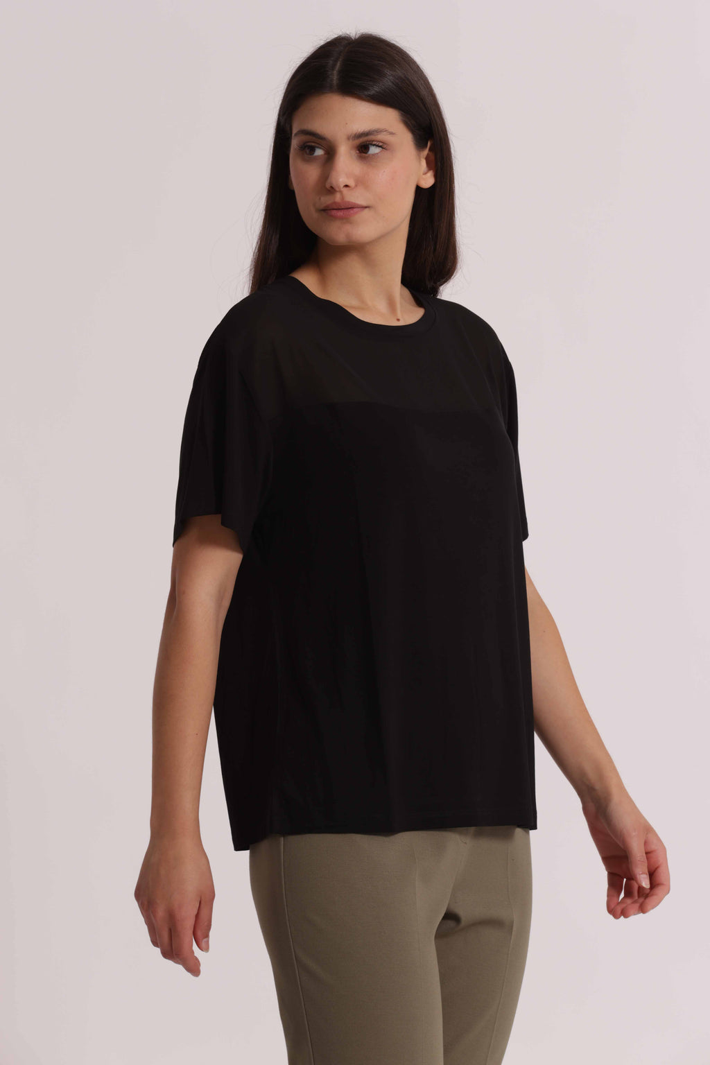 T-SHIRT DETTAGLI GEORGETTE