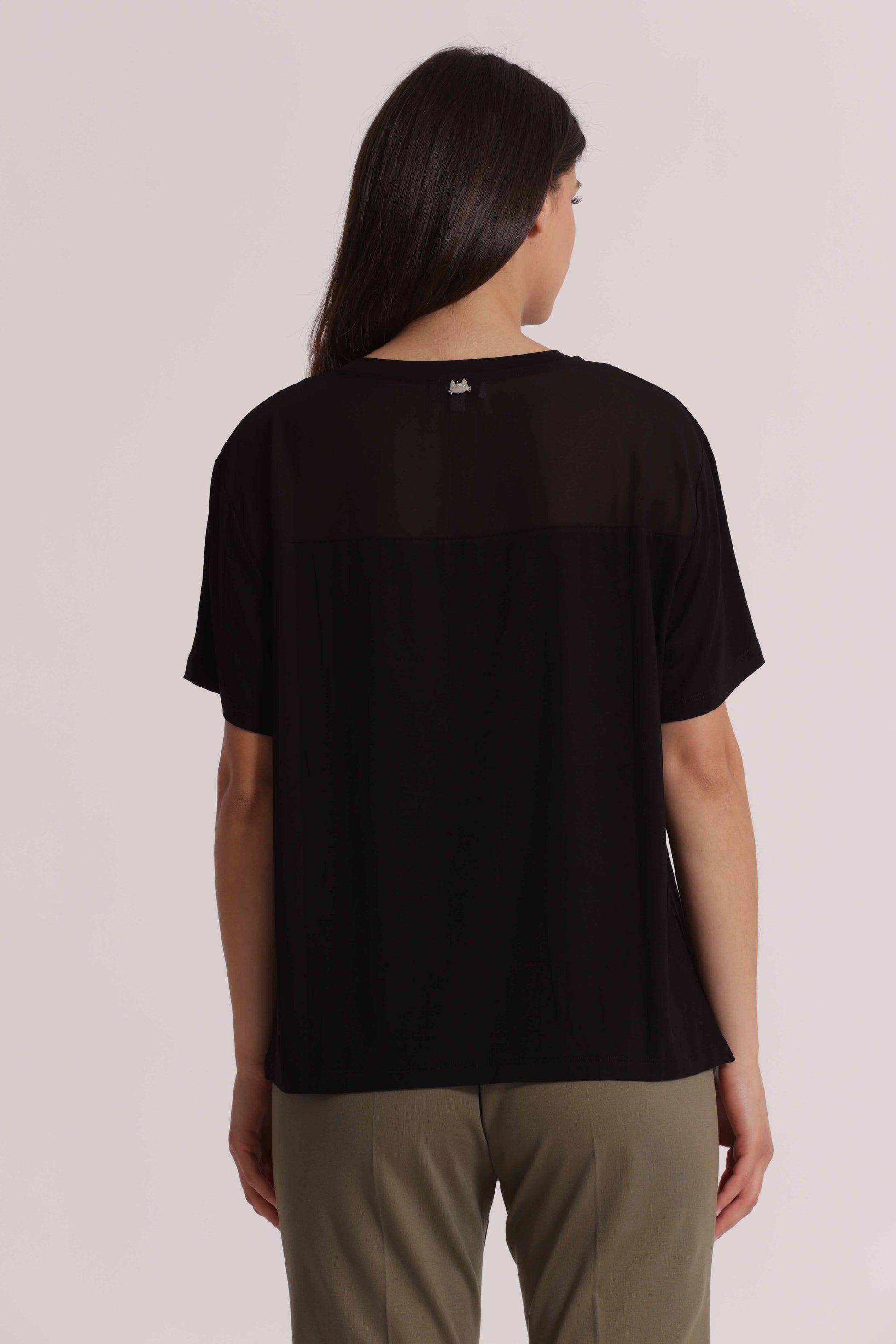 T-SHIRT DETTAGLI GEORGETTE