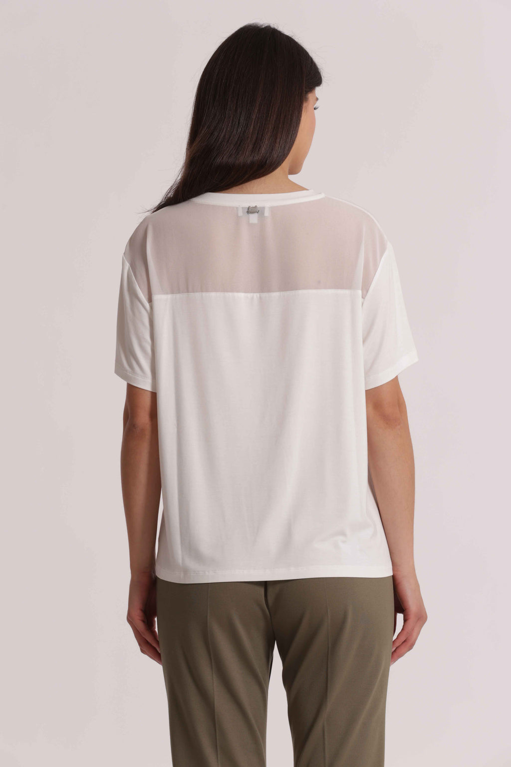 T-SHIRT DETTAGLI GEORGETTE