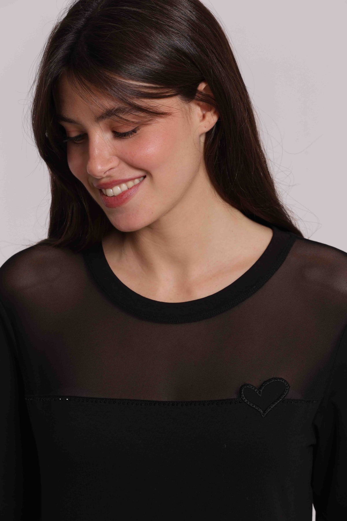 T-SHIRT MAN.LUNGHE CON TRASPARENZA