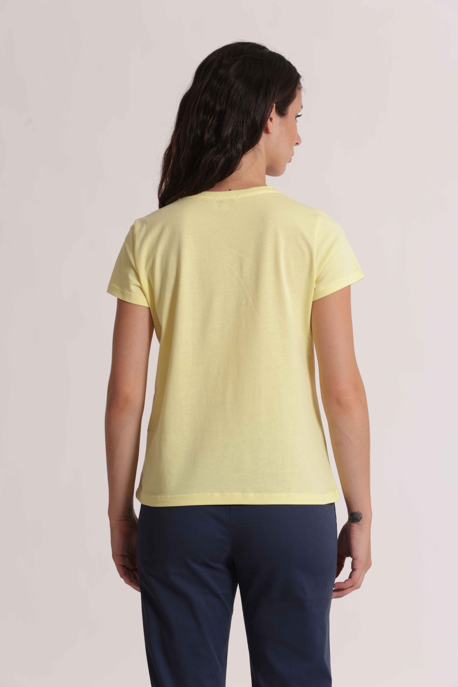 T-SHIRT CON SPILLA STRASS