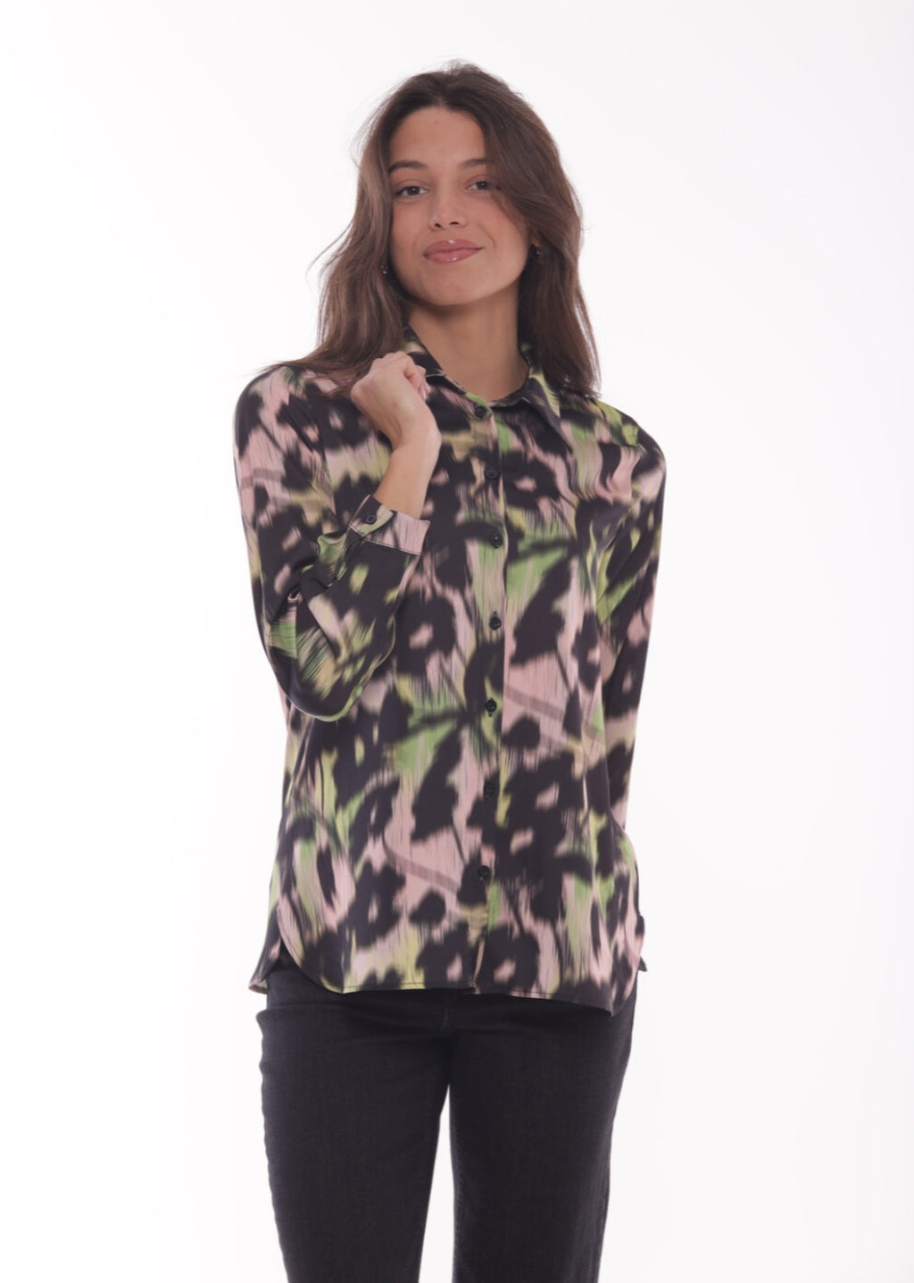 CAMICIA IN RASO FANTASIA