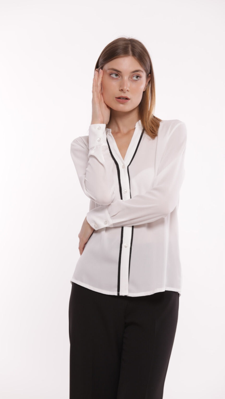 Camicia con bordo