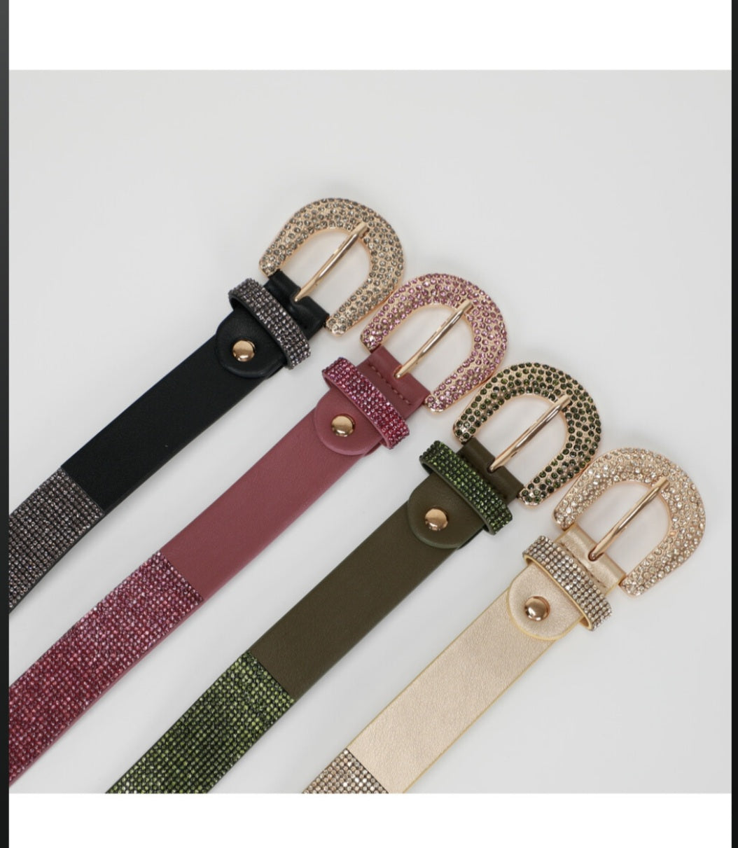 CINTURA CON STRASS