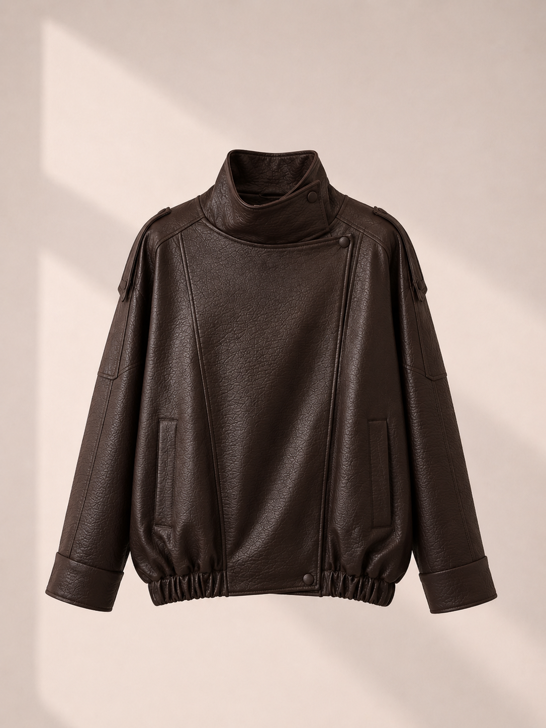 GIACCA CURVY ECOPELLE