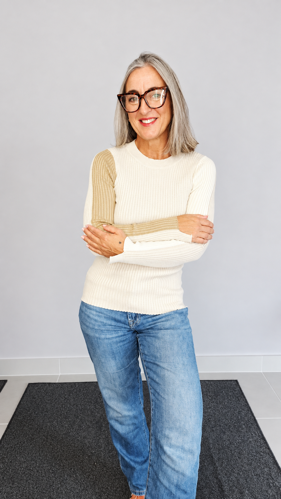 MAGLIA LUREX TRICOLOR