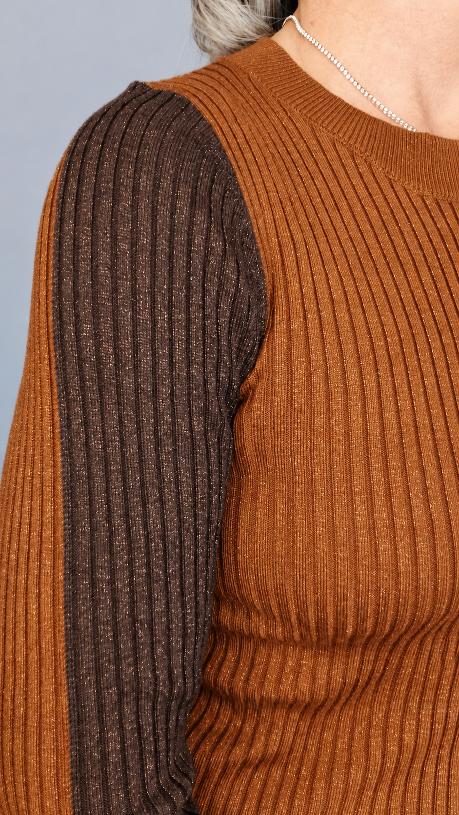 MAGLIA LUREX TRICOLOR