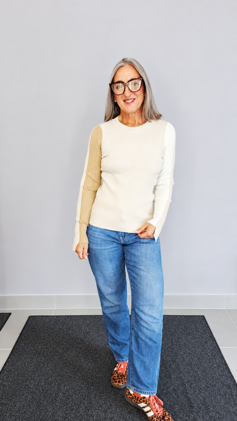 MAGLIA LUREX TRICOLOR