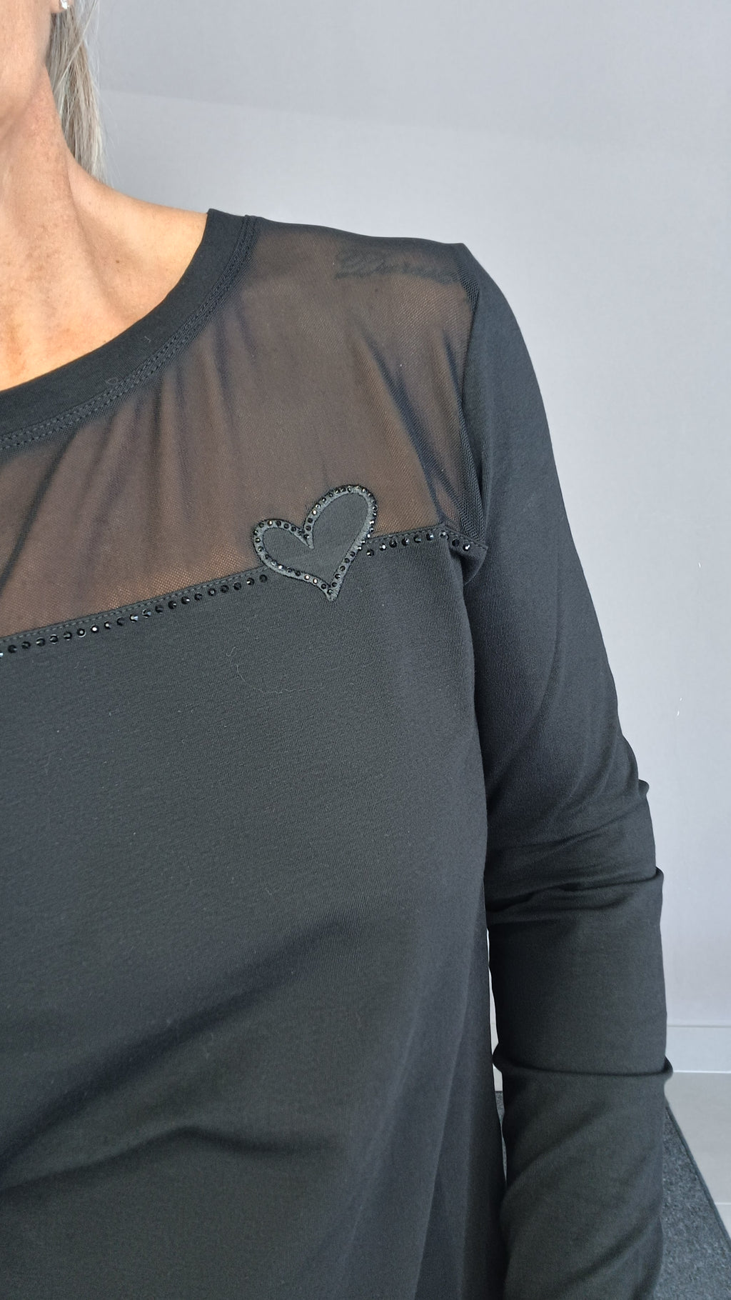 T-SHIRT MAN.LUNGHE CON TRASPARENZA
