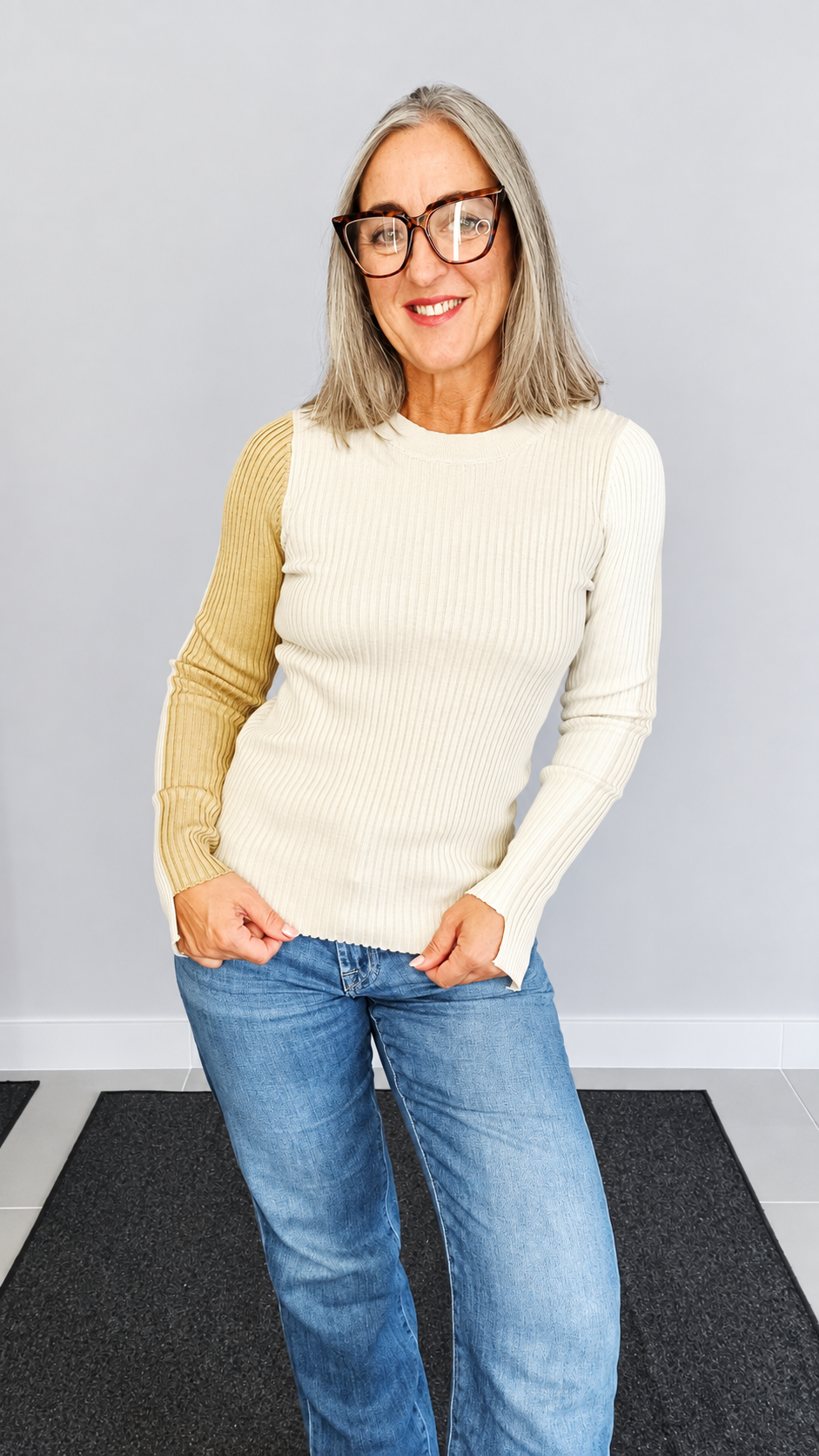 MAGLIA LUREX TRICOLOR