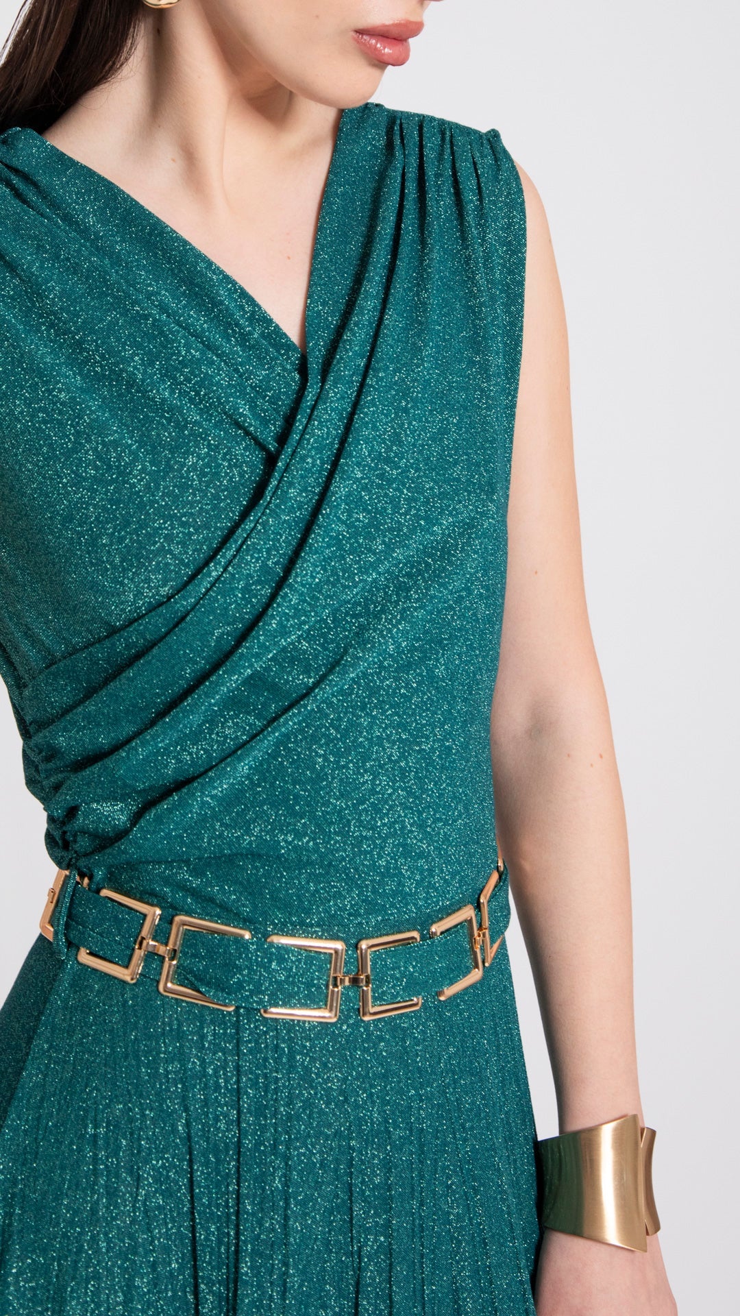 ABITO LUREX PLISSET