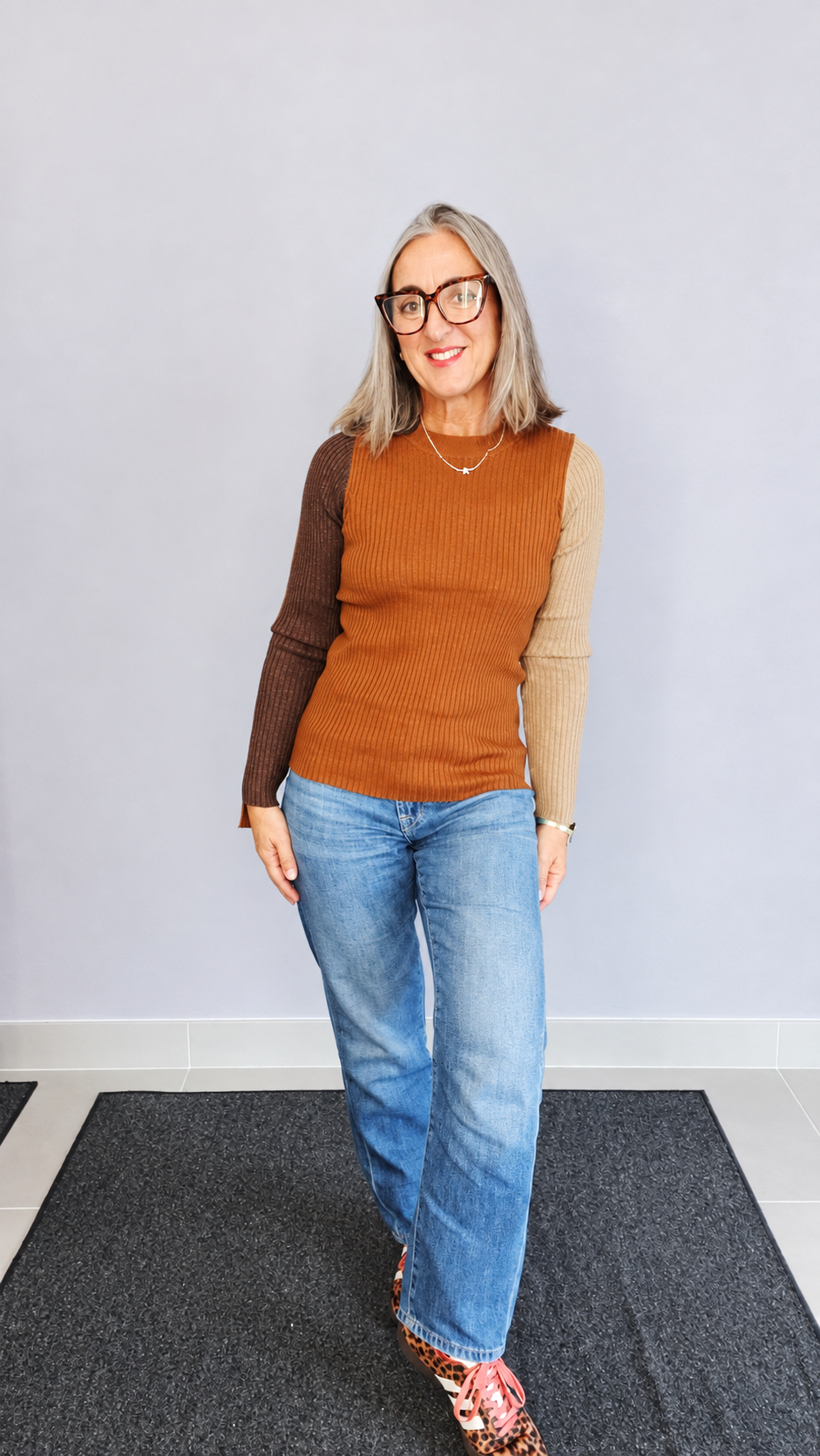 MAGLIA LUREX TRICOLOR