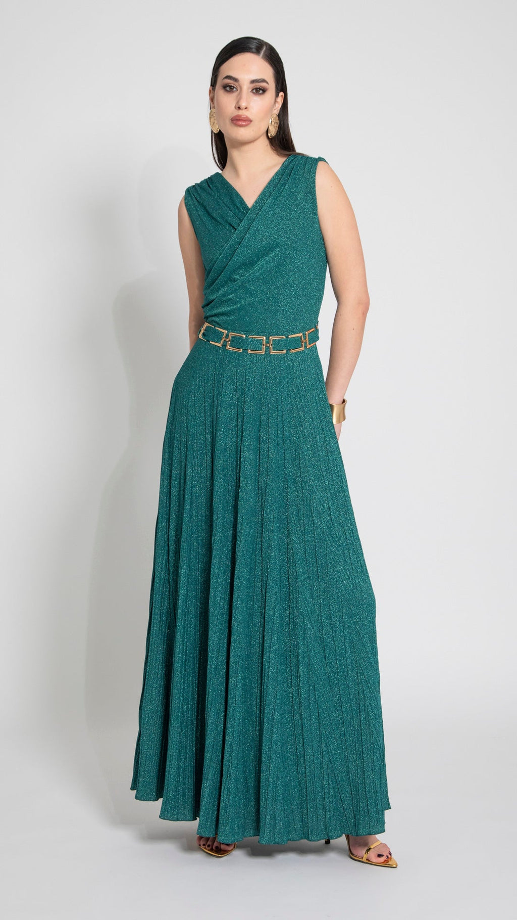 ABITO LUREX PLISSET