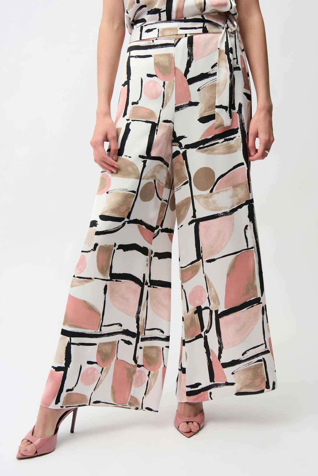 PANTALONE PALAZZO RASO FANTASIA